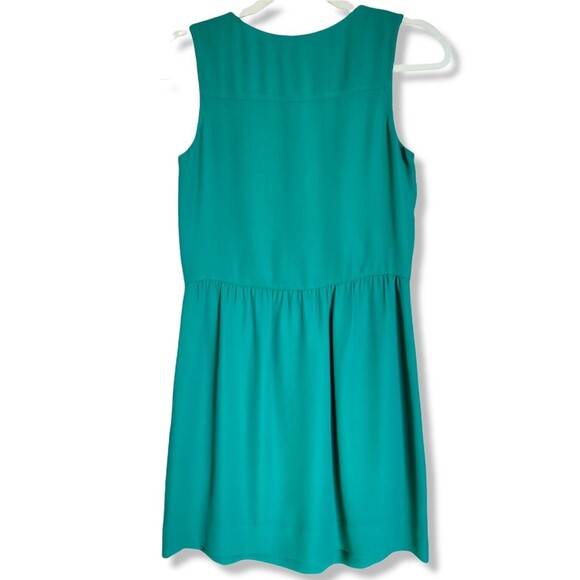 J Crew Dress Women's size 00 in Emerald Green above the knee with Pockets - Picture 13 of 13